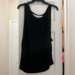 Black workout top